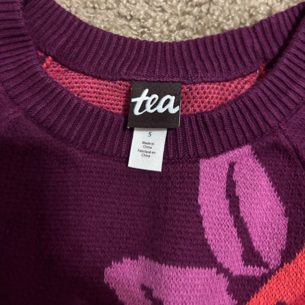 Tea Sweater dress Girl size 5 - Picture 3 of 5